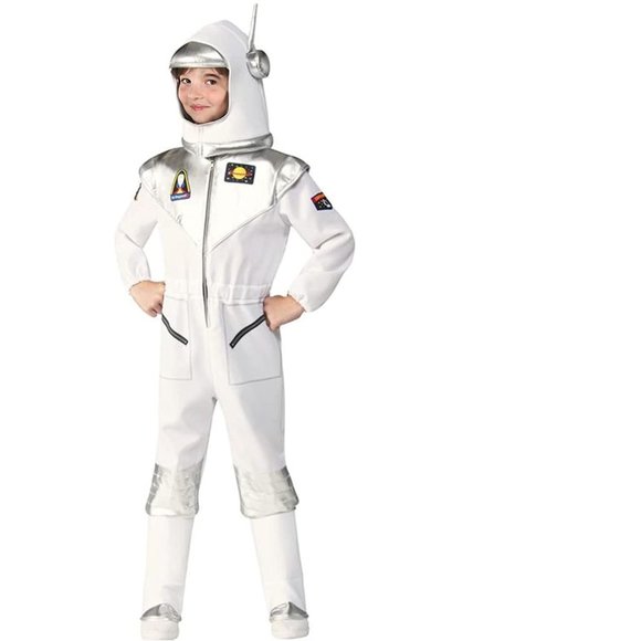 Boys Girls ASTRONAUT Space Explorer Halloween Costume Size Small 6/7 Med 8 NWT - Picture 1 of 4